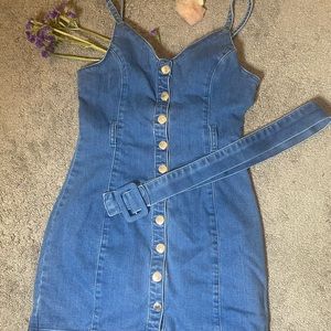denim dress from forever 21